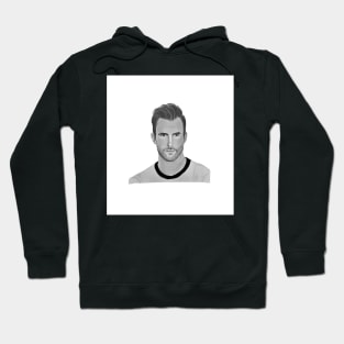 Adam Levine pencil drawing Hoodie